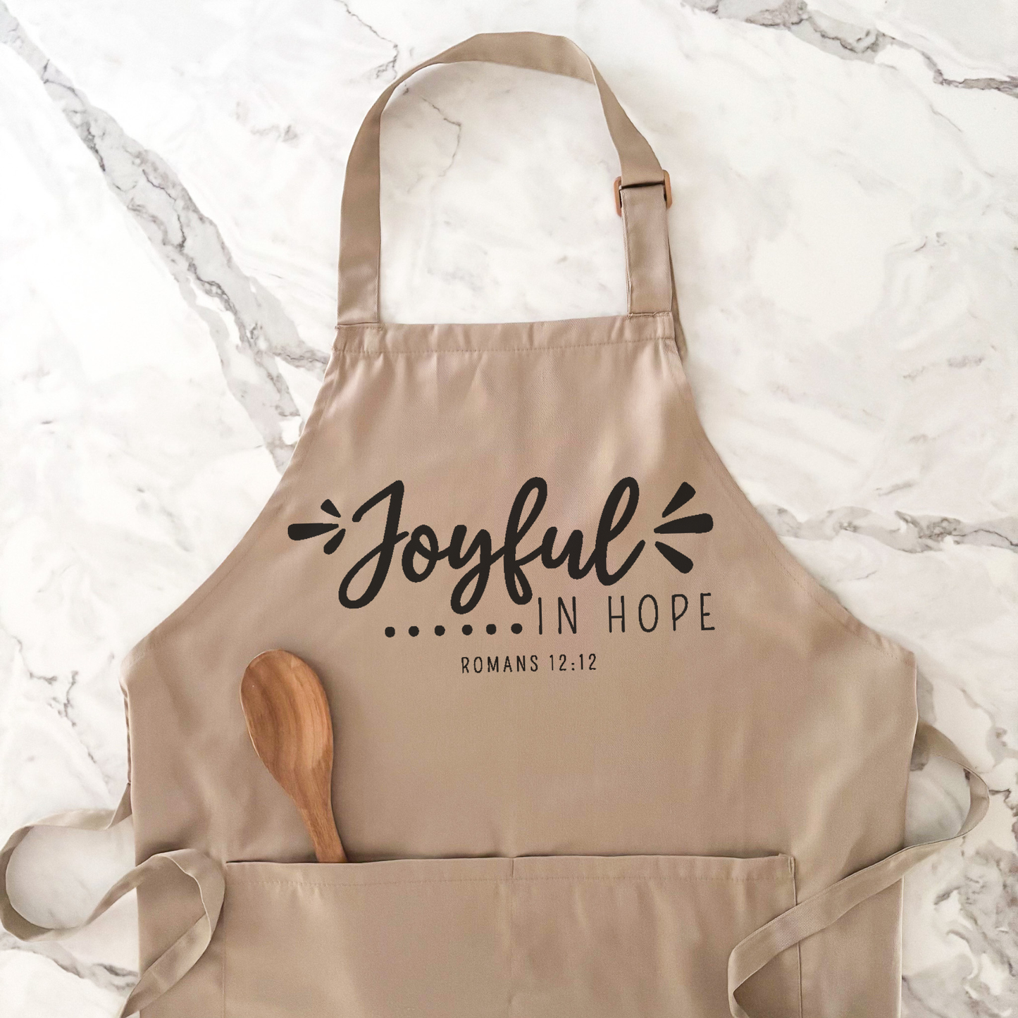 Joyful in Hope apron