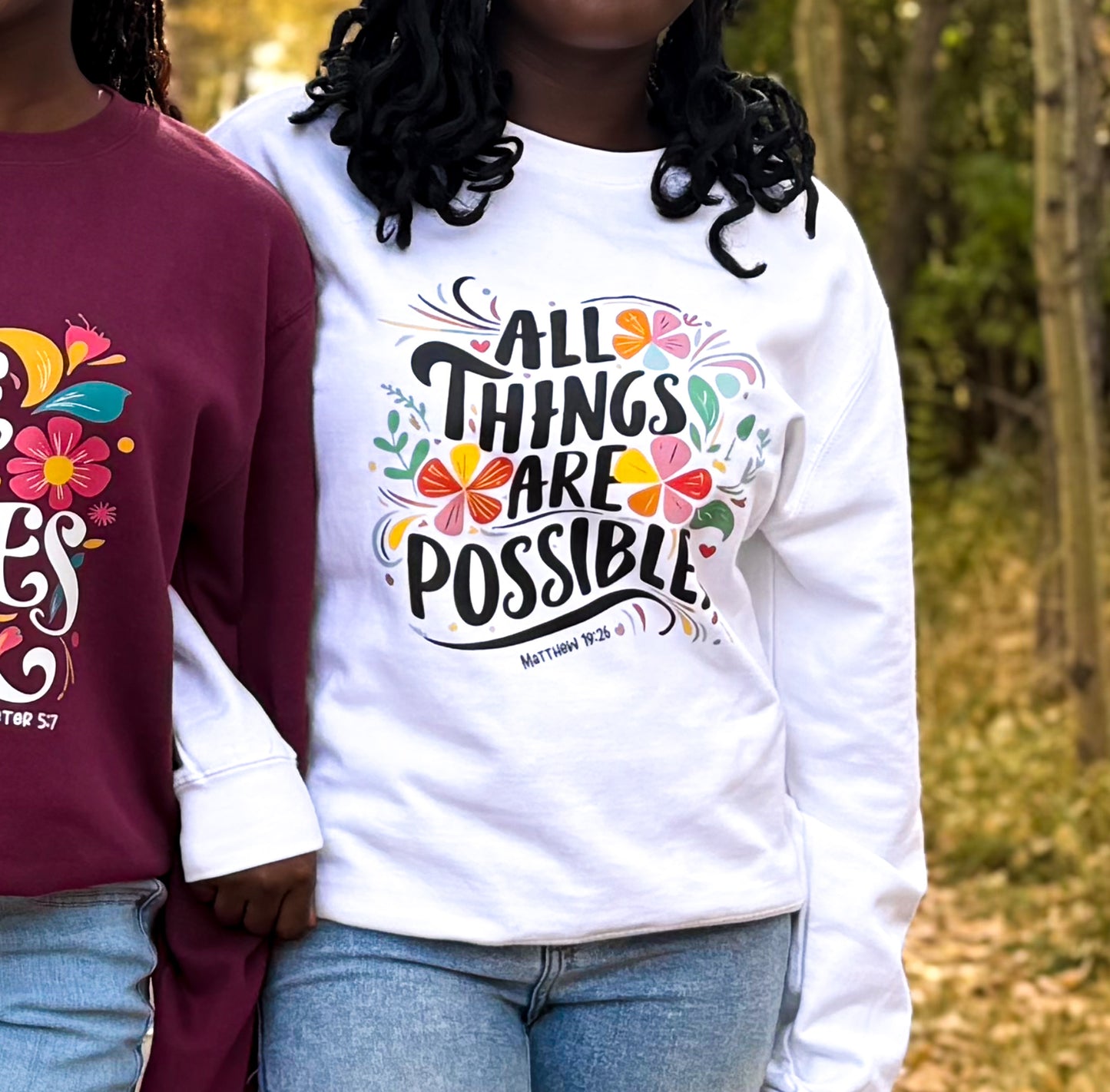 Everything Beautiful sweatshirt - White