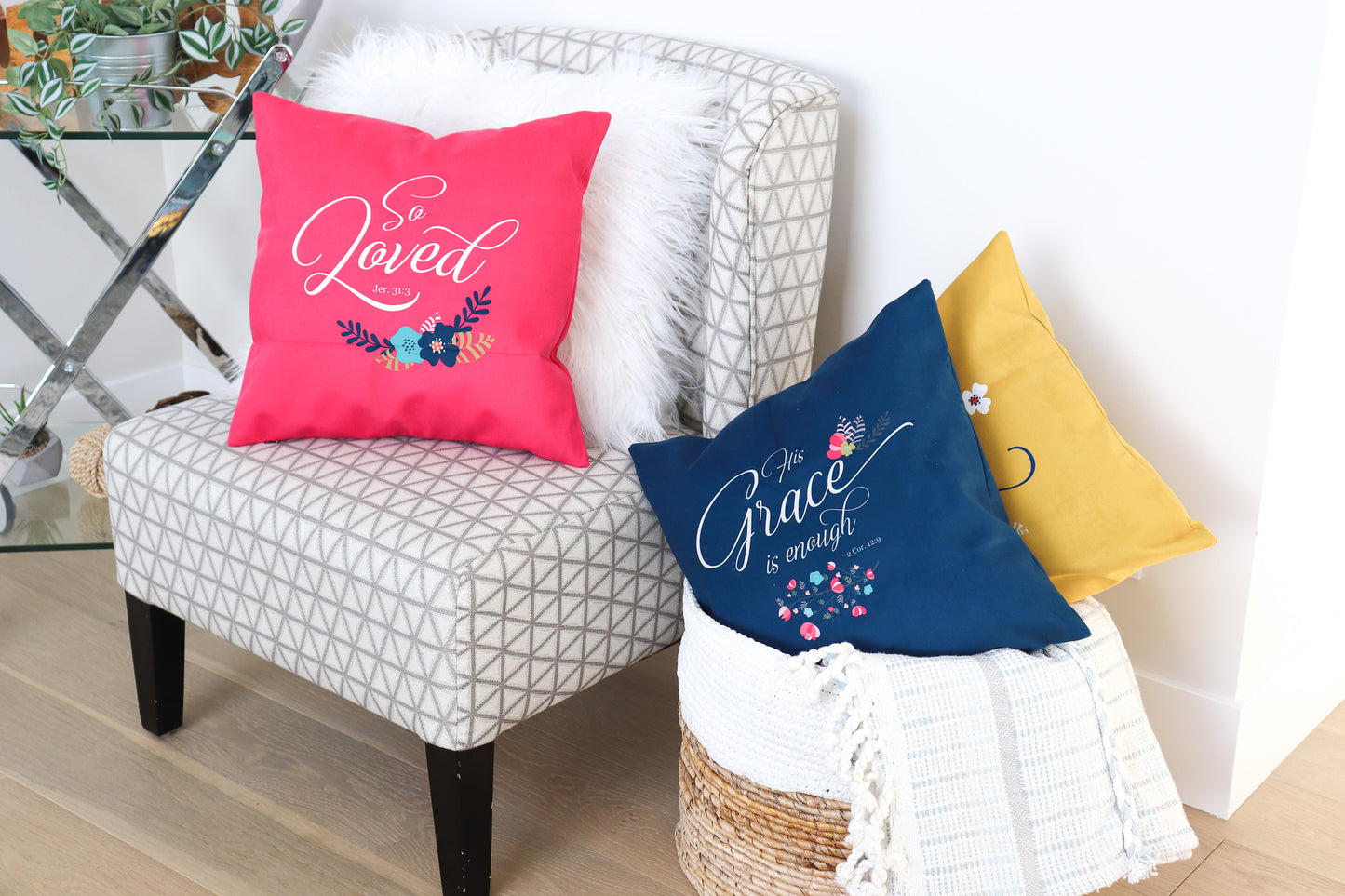 So Loved pillow cover