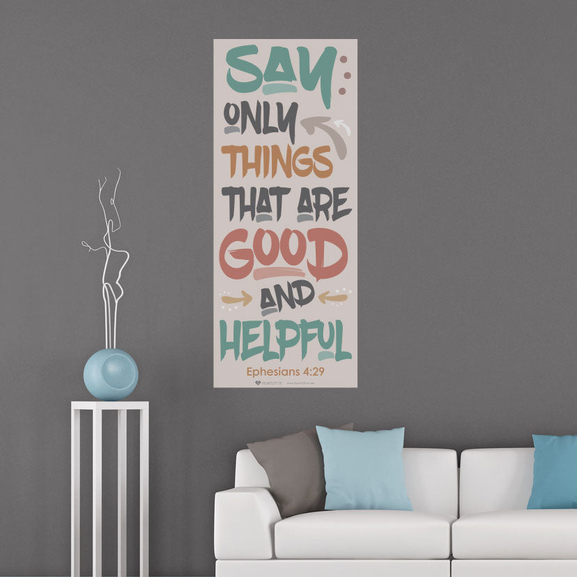 Say Good Things wall decal
