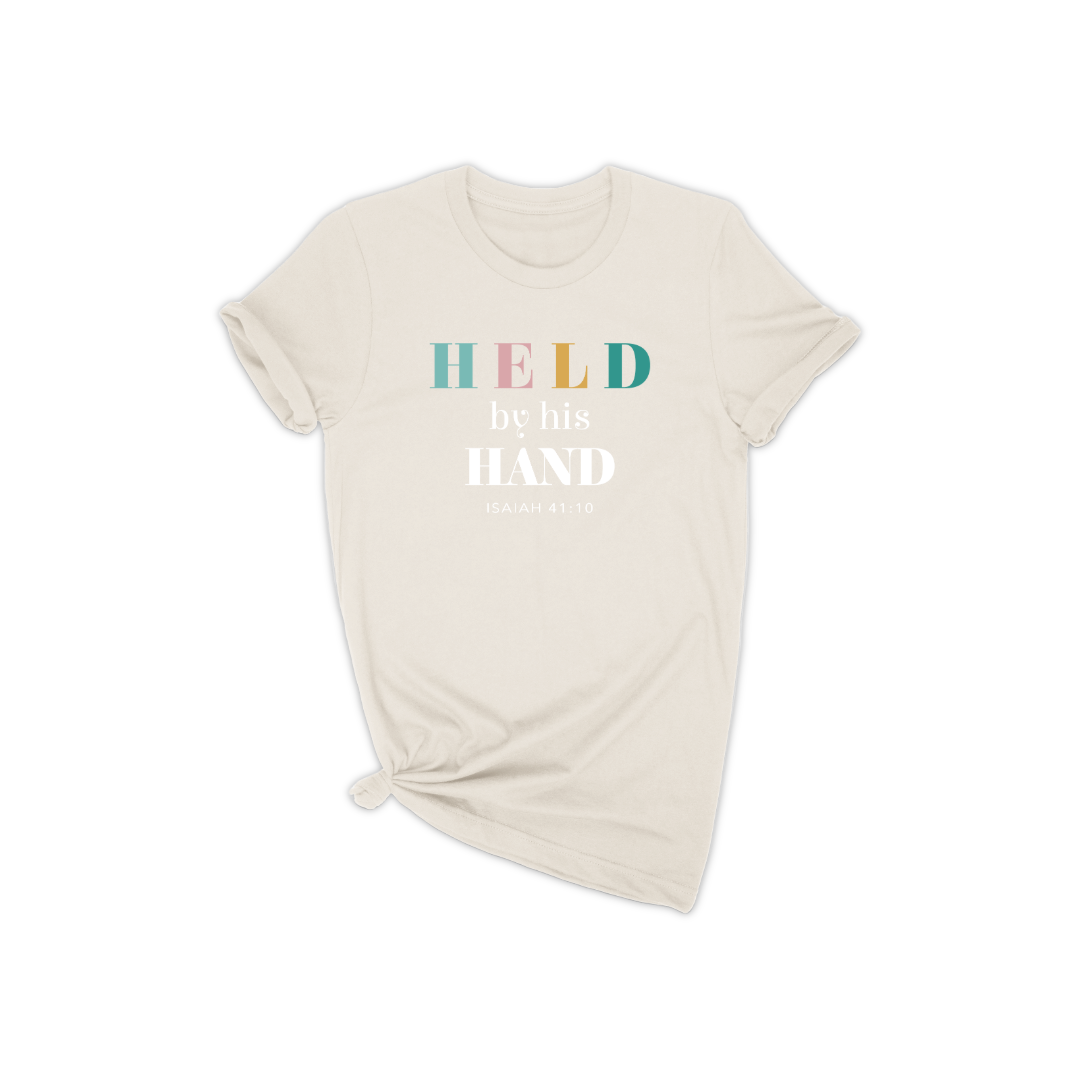 Held by His Hand T-shirt