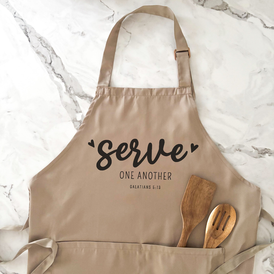 Serve One Another apron