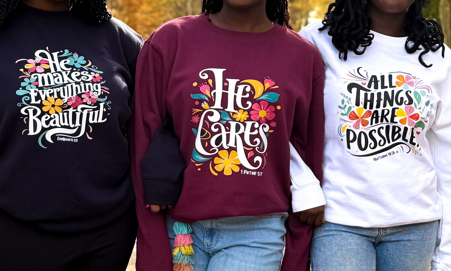 All Things Are Possible sweatshirt - Maroon