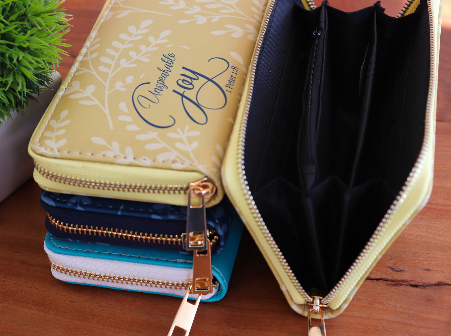 Unspeakable Joy wallet