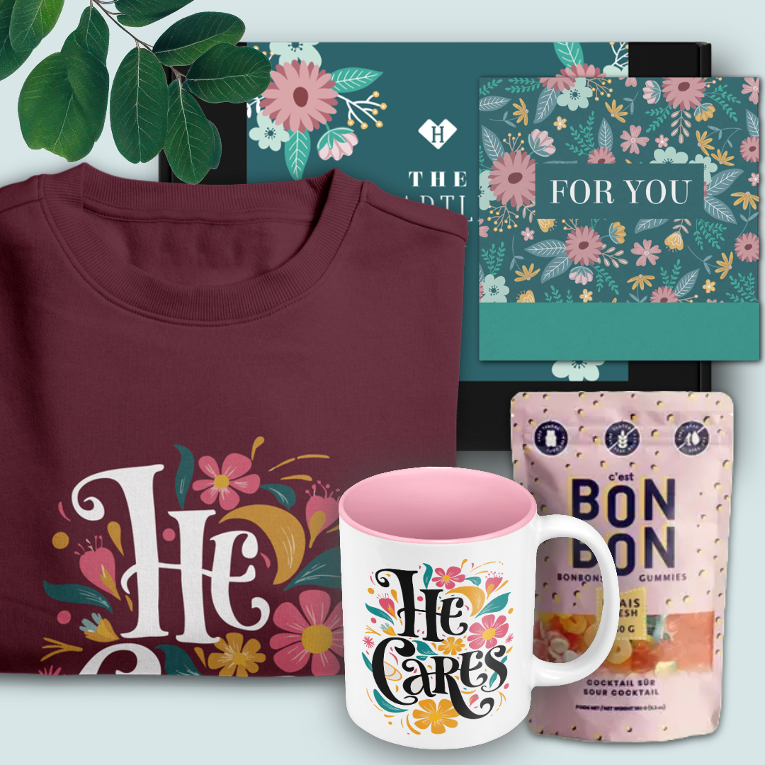 He Cares gift set