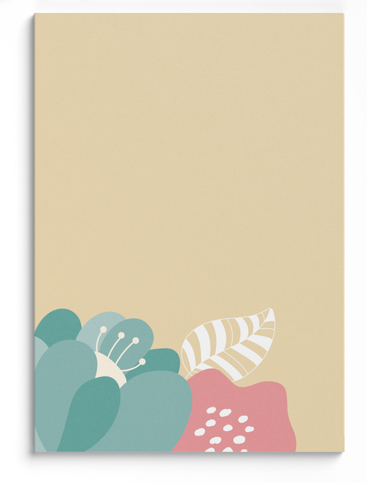 Floral notepad