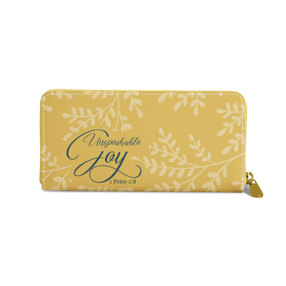 Unspeakable Joy wallet