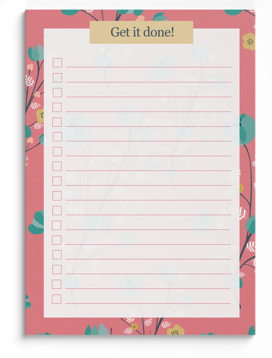 To-do list notepad